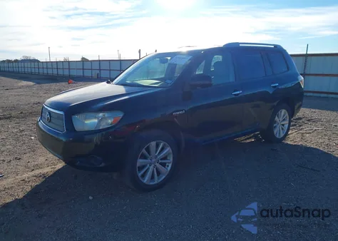 2008 Toyota Highlander Hybrid from USA, damaged, VIN JTEEW41AX82021369